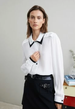 MOSCHINO BLOUSE - Button-down Blouse - Fantasy White