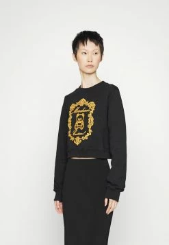 MOSCHINO EMBROIDERY BEAR - Sweatshirt - Fantasy Black -MOSCHINO SHOP 66c03635cba34d22bd0d5f77c7d48265