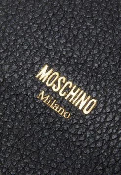 MOSCHINO LETTERING WALLET - Wallet - Black -MOSCHINO SHOP 671c3f63340e48a787ec896fa491514b