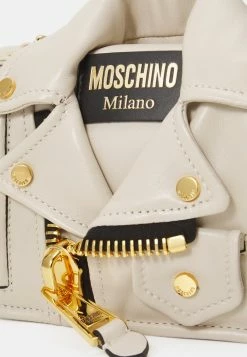 MOSCHINO BIKER BAG SHOULDER BAG - Handbag - Grey -MOSCHINO SHOP 67b99afbcd294d89af2ec767151530e5
