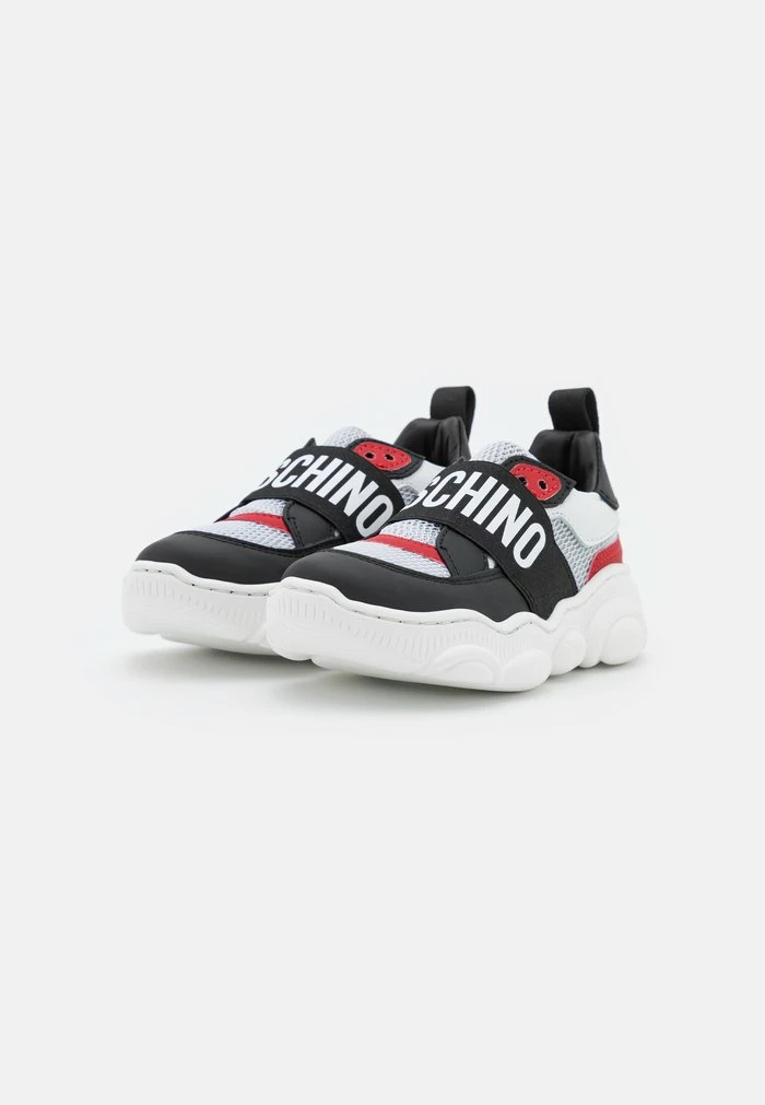 MOSCHINO UNISEX - Trainers - White/black/red 2 MOSCHINO UNISEX - Trainers - White/black/red - Image 2