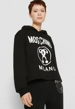MOSCHINO INSTITUTIONAL - Sweatshirt - Black -MOSCHINO SHOP 685c2fa8c15f4d83892e135a69cb2545