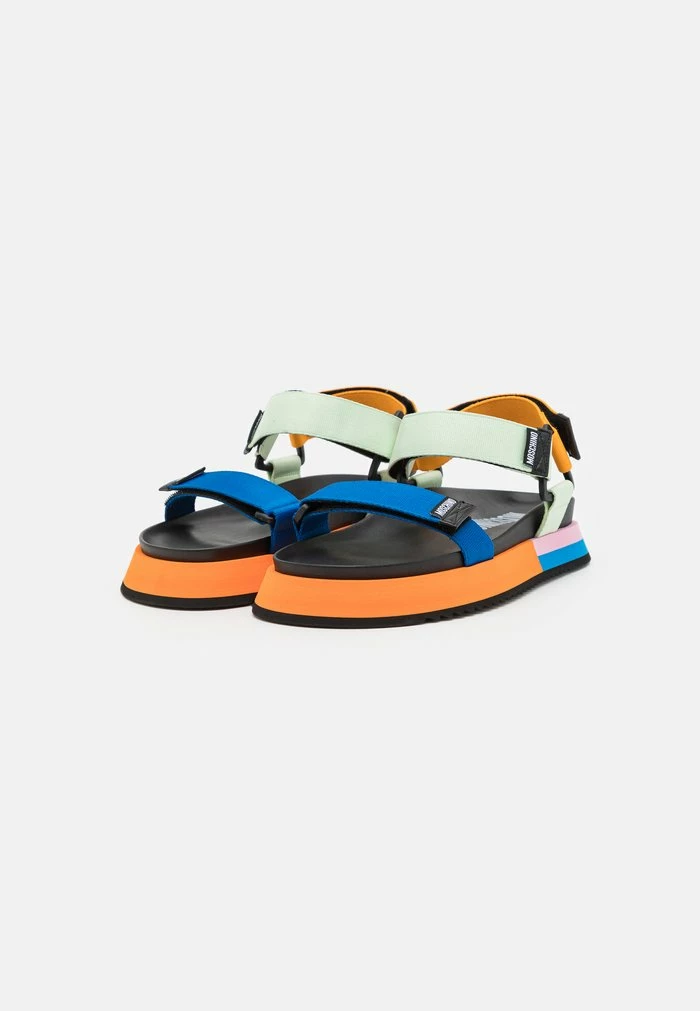 MOSCHINO Sandals - Multi-coloured/orange 2 MOSCHINO Sandals - Multi-coloured/orange - Image 2