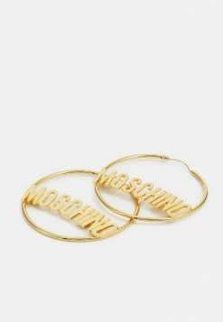 MOSCHINO EARINGS - Earrings - Shiny Gold-coloured -MOSCHINO SHOP 68c6a7ffb9a5420bb6937ef6ed76926b