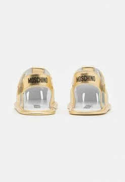 MOSCHINO UNISEX - First Shoes - Gold -MOSCHINO SHOP 68f9afab207f47e9a46227a6da3552a7
