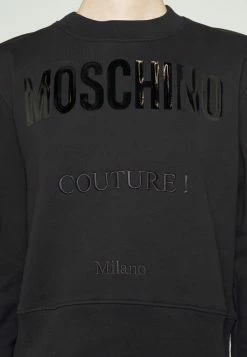 MOSCHINO VINYL COUTURE MILANO - Sweatshirt - Fantasy Black 13 MOSCHINO VINYL COUTURE MILANO - Sweatshirt - Fantasy Black -MOSCHINO SHOP 69016828bbe24ddcba7e5c55ec2445e9
