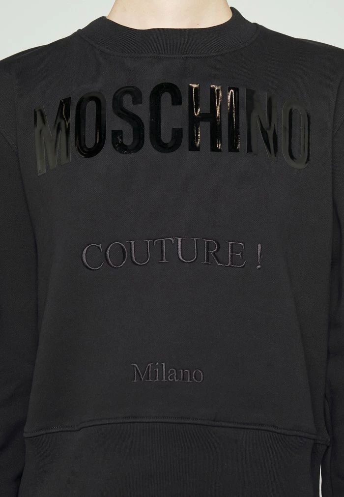 MOSCHINO VINYL COUTURE MILANO - Sweatshirt - Fantasy Black 7 MOSCHINO VINYL COUTURE MILANO - Sweatshirt - Fantasy Black - Image 7