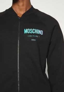 MOSCHINO Zip-up Sweatshirt - Fantasy Black -MOSCHINO SHOP 6bb8335d3dcf47ad8e97d6c024378c5b