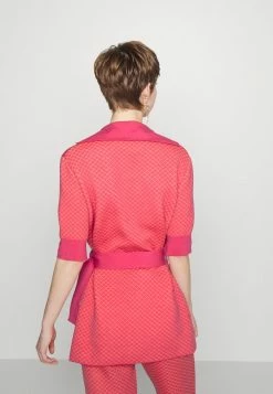 MOSCHINO TEDDY BUTTONS - Cardigan - Fucsia -MOSCHINO SHOP 6d06a7747a064aad93433c5245c4e191