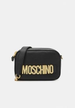 MOSCHINO LETTERING SHOULDER BAG - Across Body Bag - Black