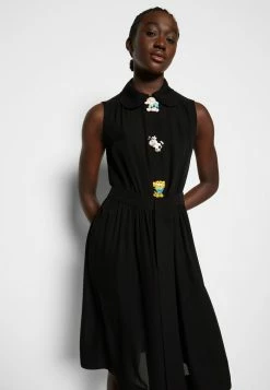 MOSCHINO TOY BUTTONS - Cocktail Dress / Party Dress - Black -MOSCHINO SHOP 6e17d72a054b4d6a98a7e3974587e8b2