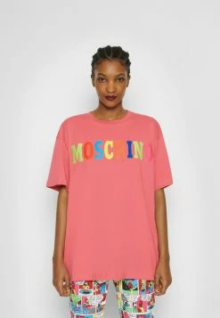 MOSCHINO LOGO - Print T-shirt - Fucsia -MOSCHINO SHOP 6e2292d741994130a471f5610a87c761
