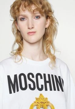 MOSCHINO Print T-shirt - White -MOSCHINO SHOP 6e59219bf66a4667819cdec3826b3f5c