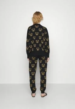 MOSCHINO JACKET - Cardigan - Black -MOSCHINO SHOP 6e6c4487f1654197959d1ce07df3ad6f