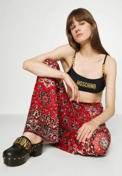 MOSCHINO TROUSERS - Trousers - Red -MOSCHINO SHOP 6f84277e55894449a56fb72f7e2d0184