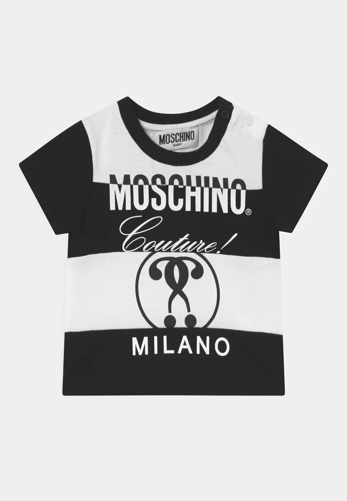 MOSCHINO UNISEX - Print T-shirt - White/black 1 MOSCHINO UNISEX - Print T-shirt - White/black