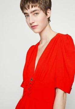 MOSCHINO TEDDY BUTTONS - Cocktail Dress / Party Dress - Red -MOSCHINO SHOP 710191f51e5d43aeaa611286f6adfecd