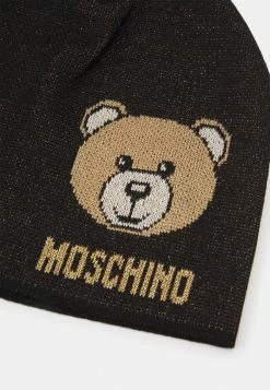 MOSCHINO UNISEX - Beanie - Black -MOSCHINO SHOP 72db58a42ad24e5d8d9c0fa0277fb22c