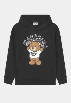 MOSCHINO HOODED ADDITION UNISEX - Sweatshirt - Black