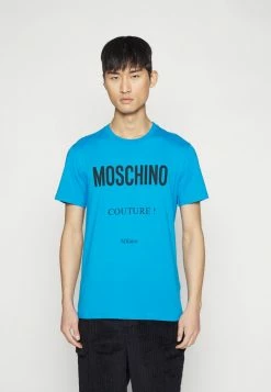 MOSCHINO Print T-shirt - Fantasy Light Blue -MOSCHINO SHOP 739cea2fd48e4560a668fea6ea024aff