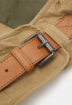 MOSCHINO PATCHWORK - Bum Bag - Fantasy Brown -MOSCHINO SHOP 74815c5423404f42bac23996bab49db4