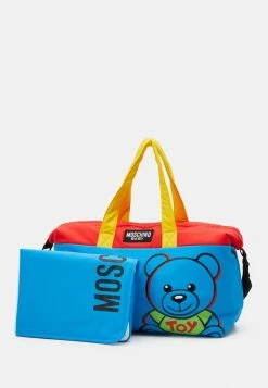 MOSCHINO BABY CHANGING BAG WITH MAT UNISEX - Baby Changing Bag - Brilliant Blue -MOSCHINO SHOP 75b6421d90d34e93b493999b46dbffaf