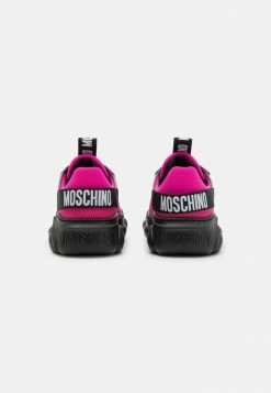 MOSCHINO Trainers - Black/fuxia -MOSCHINO SHOP 7620e9f4801b4f35a8cd595c8a8c4594
