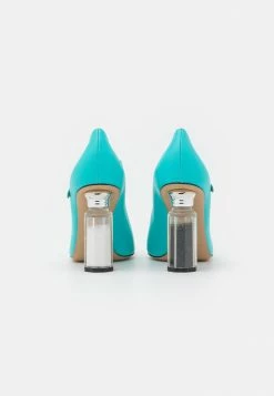 MOSCHINO Classic Heels - Turquoise 10 MOSCHINO Classic Heels - Turquoise -MOSCHINO SHOP 769a08fdc5994f269d9d7055c728950e