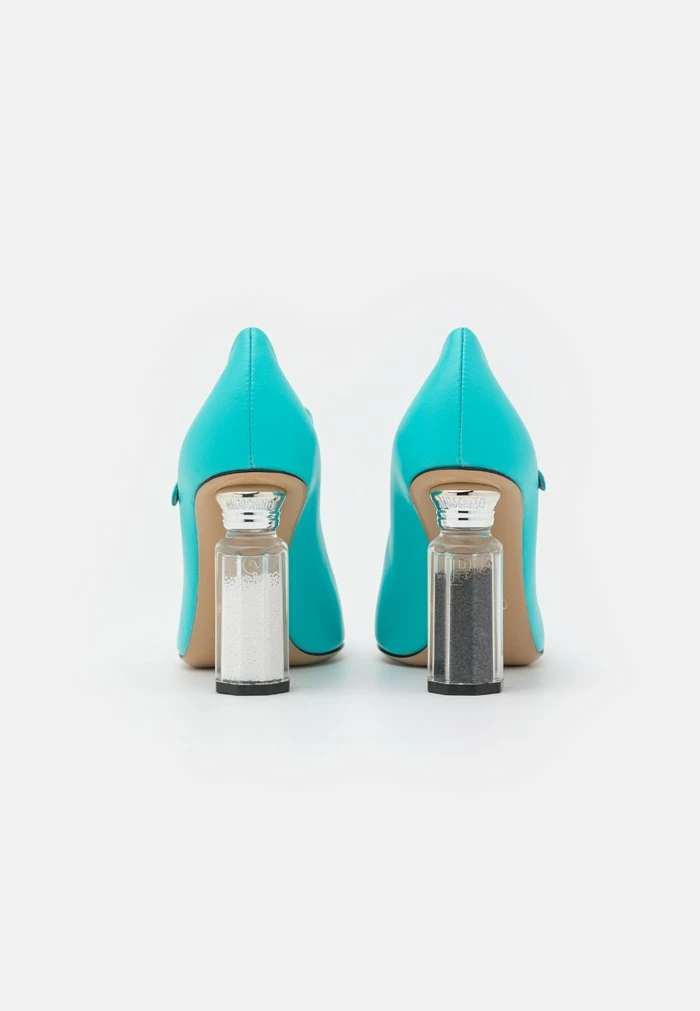MOSCHINO Classic Heels - Turquoise 4 MOSCHINO Classic Heels - Turquoise - Image 4