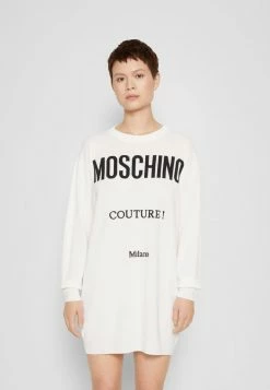 MOSCHINO INSTITUTIONAL - Jumper Dress - White -MOSCHINO SHOP 77a8ee754e49408ea6d24659f9d44fba