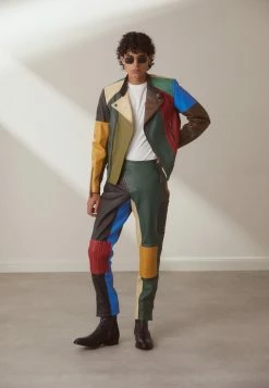 MOSCHINO JACKET - Leather Jacket - Fantasy Print Only One Colour