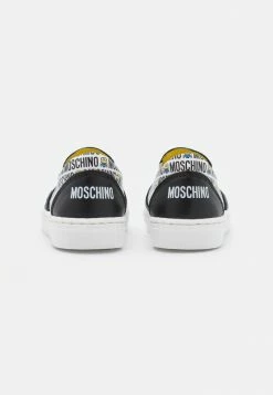 MOSCHINO MINIONS UNISEX - Trainers - White/black -MOSCHINO SHOP 798b146cfe3843ad915777308d6838fa