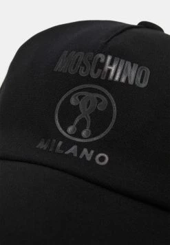 MOSCHINO UNISEX - Cap - Black -MOSCHINO SHOP 79ab474b54f54c9f93f8c7a819ccebf6