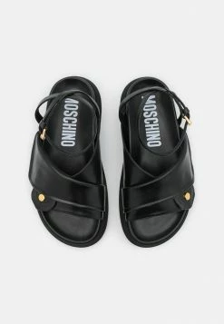 MOSCHINO Sandals - Nero -MOSCHINO SHOP 79d0198a5c114d6bb2f03067129b4284