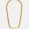 MOSCHINO NECKLACE - Necklace - Shiny Gold-coloured
