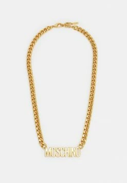 MOSCHINO NECKLACE - Necklace - Shiny Gold-coloured