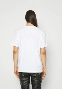 MOSCHINO MIRROR BEAR - Print T-shirt - White -MOSCHINO SHOP 7a174ab034fd4f58beac0f2bb8c73ef2