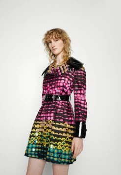 MOSCHINO EMBROIDERED - Trenchcoat - Fantasy Black -MOSCHINO SHOP 7a3c3d3ade19476fa8b90471aca06487