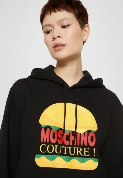 MOSCHINO DINER GROUP - Sweatshirt - Black -MOSCHINO SHOP 7ab32e40cdb84927bf9d2dd19af0245e
