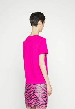 MOSCHINO DOUBLE SMILE - Print T-shirt - Fuchsia -MOSCHINO SHOP 7b7f2ce2c7284096850f7879d6741909