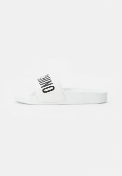 MOSCHINO Mules - White/black
