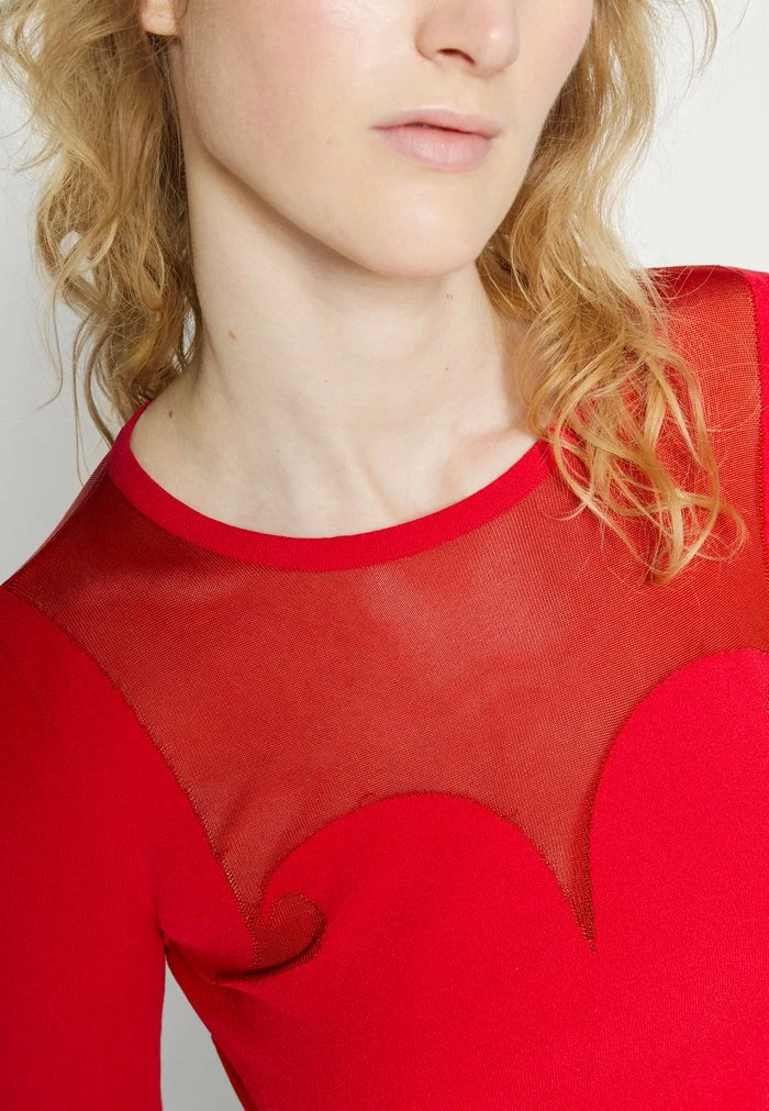 MOSCHINO DRESS - Jumper Dress - Fantasy Red 7 MOSCHINO DRESS - Jumper Dress - Fantasy Red - Image 7
