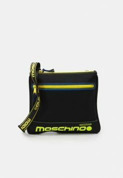 MOSCHINO LOGO GROUP UNISEX - Across Body Bag - Black