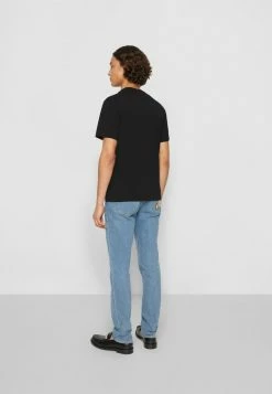 MOSCHINO Basic T-shirt - Black -MOSCHINO SHOP 7e7d0bb0b7614c15b72bfccee0350f3d