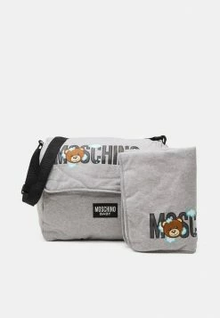 MOSCHINO BABY CHANGING WITH MAT - Baby Changing Bag - Melange Grey -MOSCHINO SHOP 7edb4c4b4bf449a7b9db211b3cd97ac5