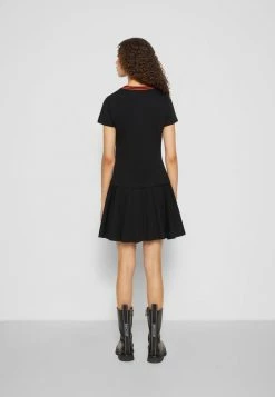 MOSCHINO VARSITY GROUP - Jersey Dress - Black 10 MOSCHINO VARSITY GROUP - Jersey Dress - Black -MOSCHINO SHOP 7f61baa5440a40adac573d052efe76d3