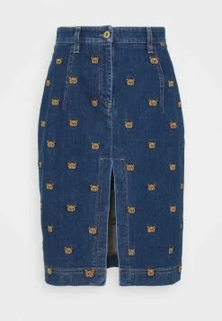 MOSCHINO SKIRT - Denim Skirt - Blue Denim