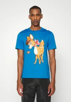 MOSCHINO Print T-shirt - Fantasy Blue -MOSCHINO SHOP 813ab6e8cd0e481c92200a71753fd114