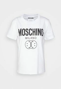 MOSCHINO DOUBLE SMILE - Print T-shirt - Fantasy White 14 MOSCHINO DOUBLE SMILE - Print T-shirt - Fantasy White -MOSCHINO SHOP 8194f176d840409d9b95ae80a8d13ee1