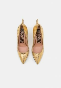 MOSCHINO Classic Heels - Oro -MOSCHINO SHOP 81a550bd2203437b9ffffed2216a4e86